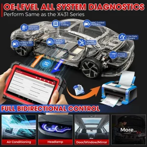X431 CRP919E BT DBScar VII Car Diagnostic Tool