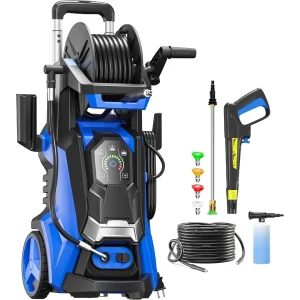 HighPressure Washer with 4 Quick Connect Nozzles